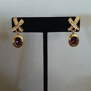 Marvella gold tone earrings